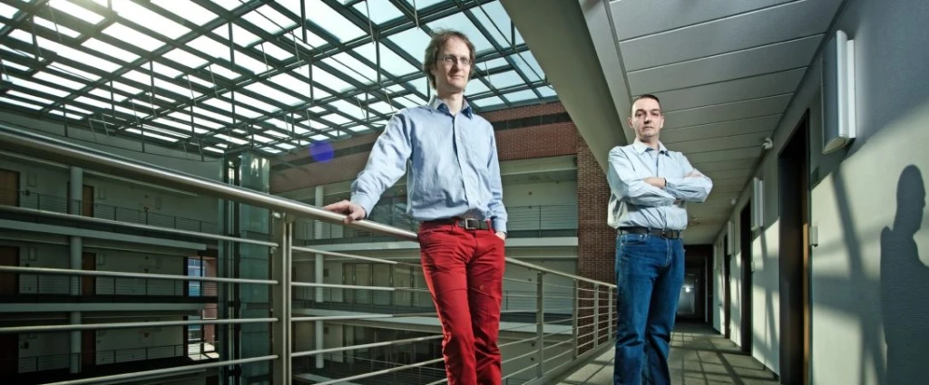 Kiss Sándor és Biró Tamás társalapítók. Fotó: Forbes archív / Orbital Strangers