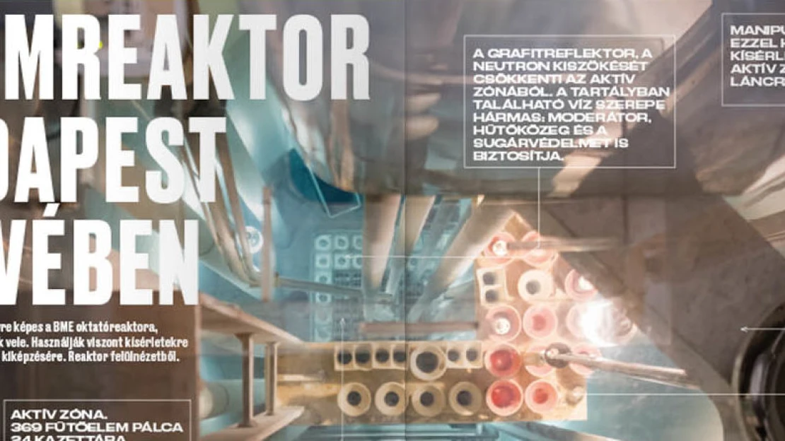 Budapest közepén van egy atomreaktor