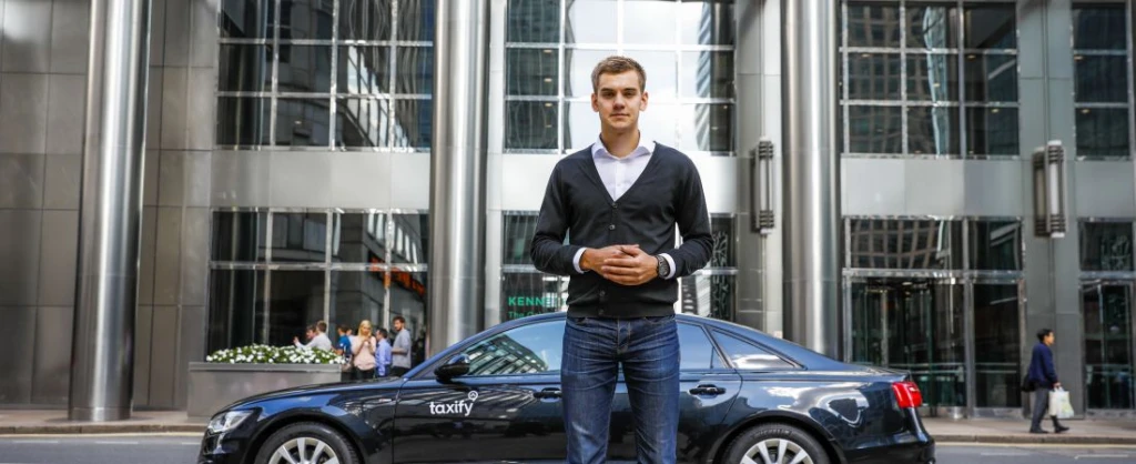 Markus Villig, a Taxify 24 éves alapítója. Fotó: Taxify
