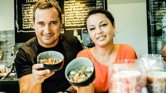 Tünde és Gáspár segédmunkásként kezdték, ma háromszázmilliós kürtőskalács-bizniszt visznek