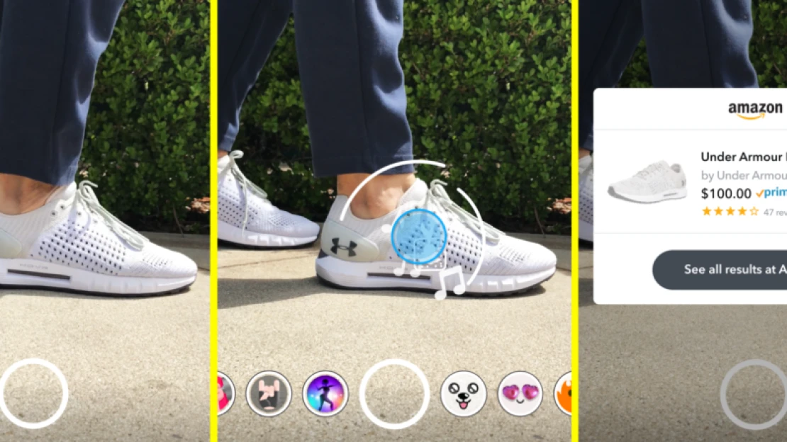 Megtetszett, lefotóztad, vedd is meg! Beköltözött az Amazon a Snapchatbe