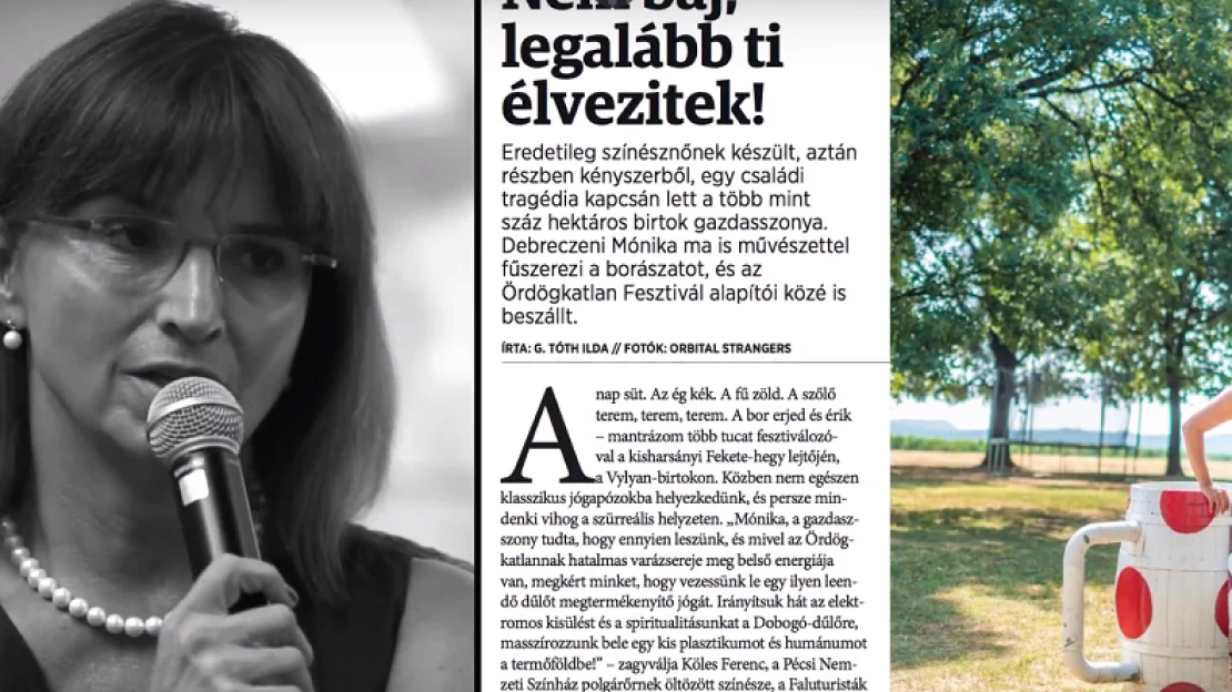 Színésznőnek készült, borász lett, a művészettel fűszerezi a borászatot a Vylyan pince tulajdonosa