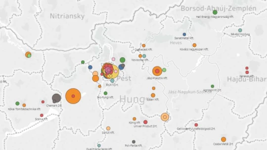 Térképen a 100 legnagyobb magyar magáncég: vidéki bástyák és Budapest nyomasztó fölénye