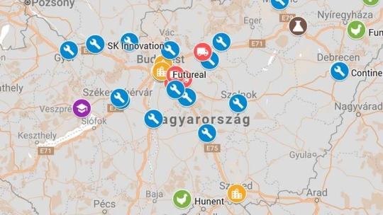 Magyarország, gyárország – Térképen mutatjuk az ország legnagyobb magánberuházásait