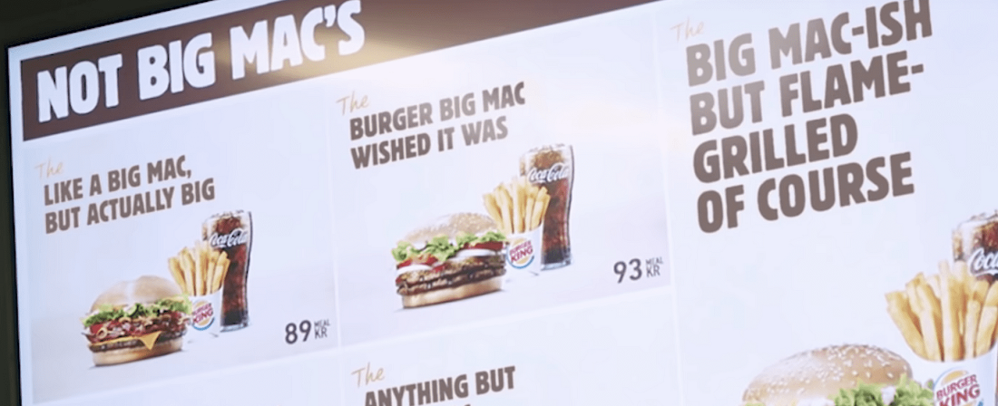Elvesztette a McDonald’s a Big Mac védjegyet, a Burger King nem hagyta ki ezt a ziccert