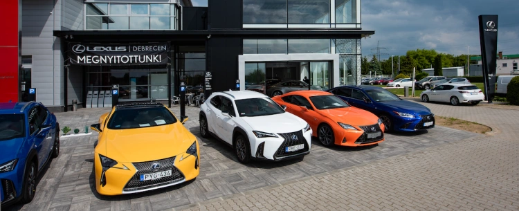 Lexus Debrecen  – garázstól a luxus szalonig