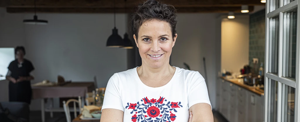 Váczi Rozi, a Matyo Design megálmodója. Fotó: Sebestyén László