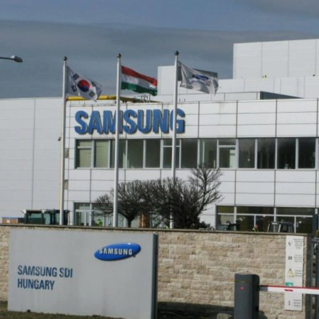 Samsung üzeme Gödön. Fotó: Samsung SDI
