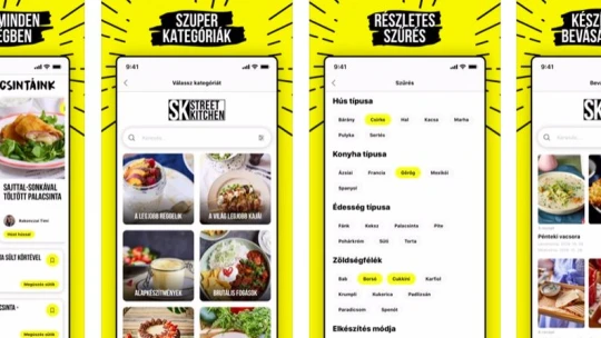 Fördős Zé és a Street Kitchen mobilapplikációval erősíti az online jelenlétüket