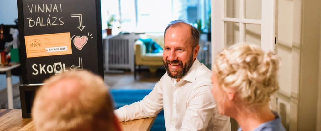 Vinnai Balázs, a Share, jótékony sör 2019-es nagykövete. Fotó: Török Anna Photography