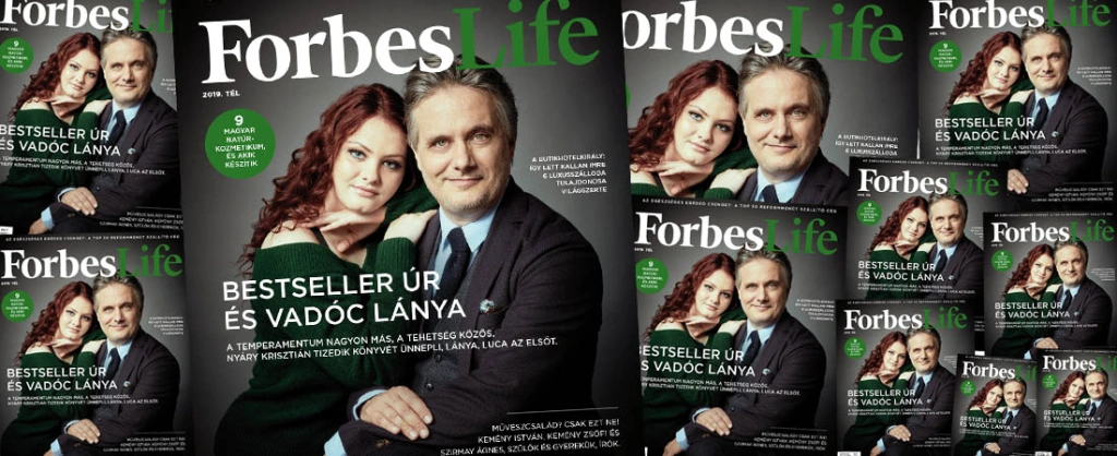 Nyáry Krisztián és Luca, Kemény István és Zsófi, és képzőművész családok – megjelent a 2019-es Forbes Life
