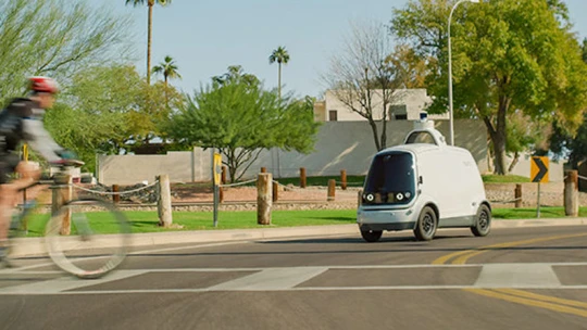 Ez a robotfutár már járja az utakat