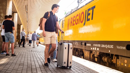 Befutott Budapestre az új cseh magánvasút első szerelvénye