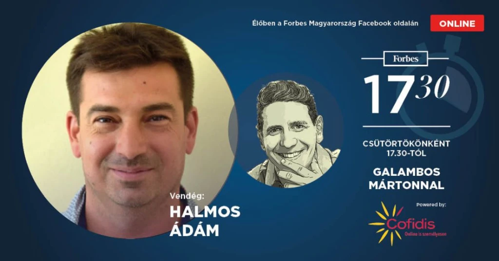 Halmos Ádám volt a Forbes 17.30 vendége