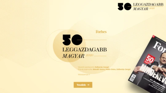A Minőségi Újságírásért-díj zsűrije kiemelte a Forbes-listát is