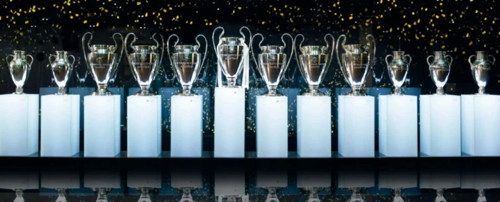 BL serlegek a Real Madrid székházában, a sorozatot legtöbbször a Real nyerte meg, összesen tizenháromszor.