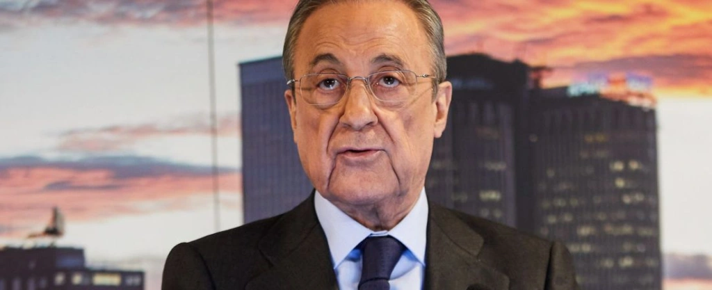 Florentino Peréz, a Real Madrid elnöke.