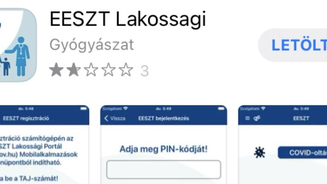 Már le lehet tölteni a védettséget igazoló mobilos alkalmazást