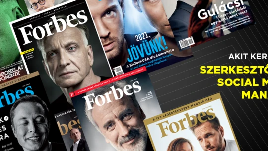 Akit a Forbes keres: social media manager