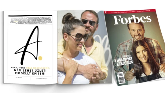 Ügyesen keltik a hájpot és tudatosan építik a brandet – Nánásiék az augusztusi Forbes magazin címlapján