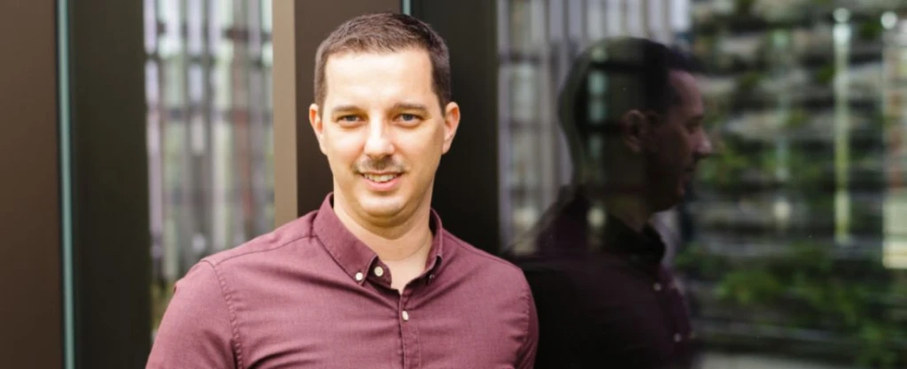 Deliága Ákos, a Talk-a-bot társalapító-CEO-ja.