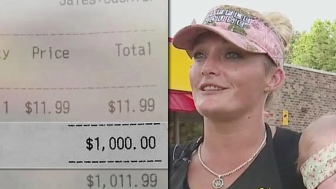 Így kapott egy pincér tegnap 1000 dolláros borravalót