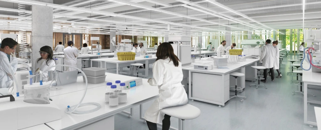 Az Astrazeneca cambridge-i kutatóközpontja. Fotó: Astrazeneca