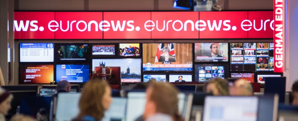 A Euronews Lyonban. Fotó: Euronews