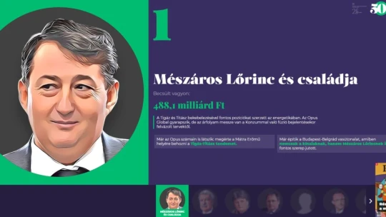 Csak egy nagyobb munkaadó van itthon Mészáros Lőrincnél
