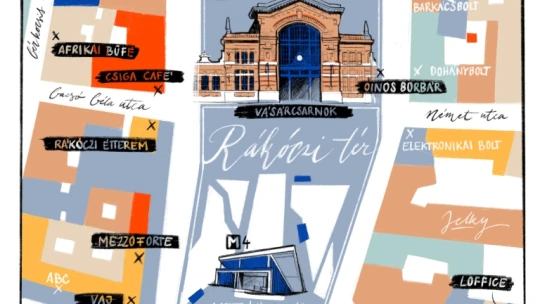 A Rákóczi tér és környéke