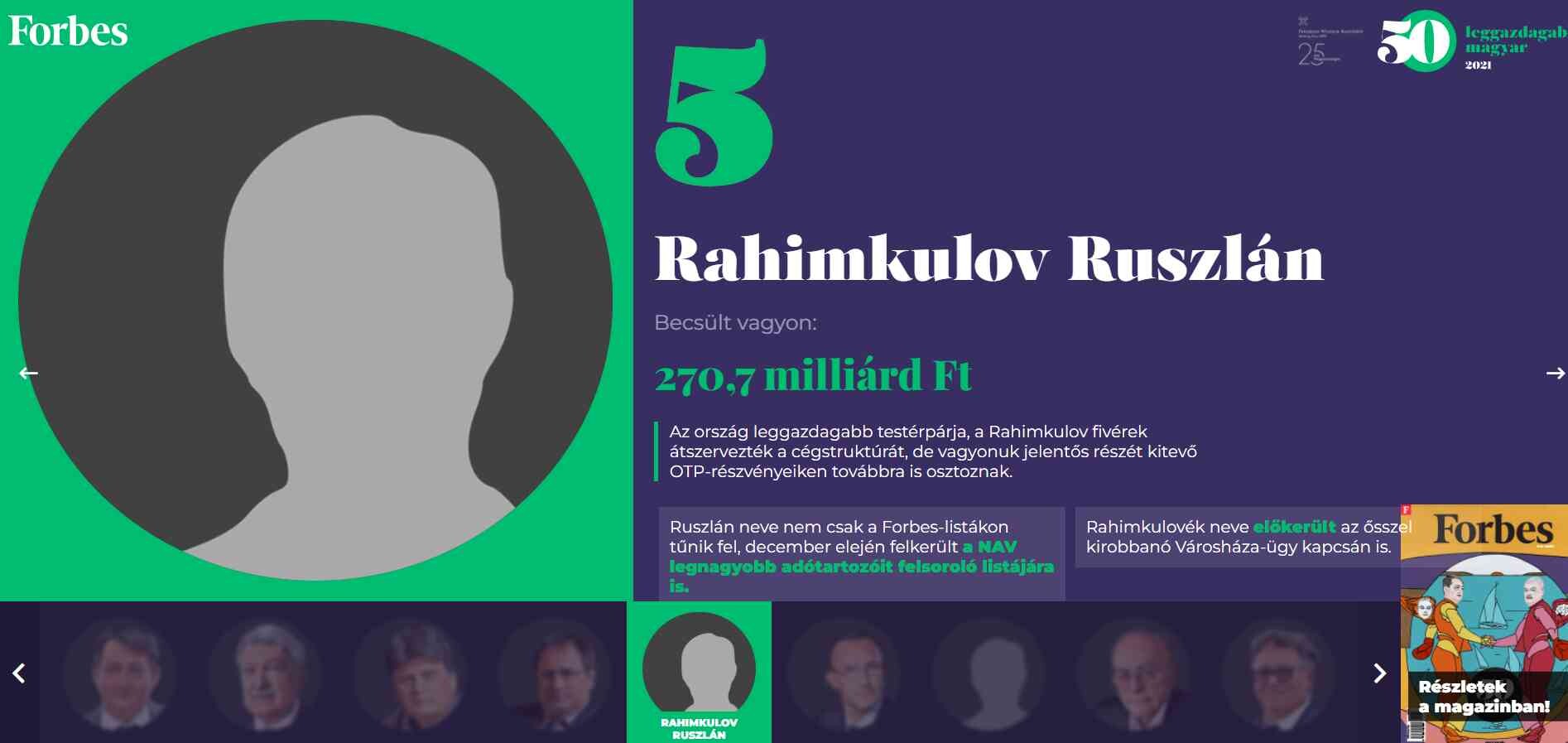Nem csak az OTP-n bukhattak sokat az orosz-magyar milliárdosok - Forbes.hu
