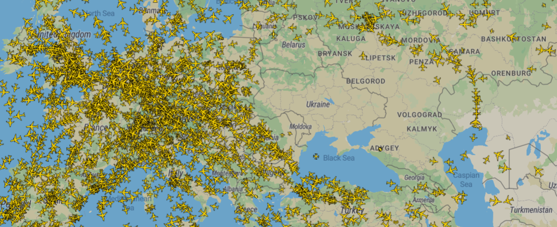 Megrázó felvételek érkeznek Ukrajnából, kiürült az ország légtere
