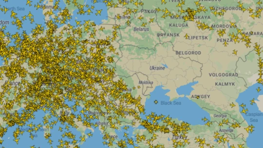 Megrázó felvételek érkeznek Ukrajnából, kiürült az ország légtere