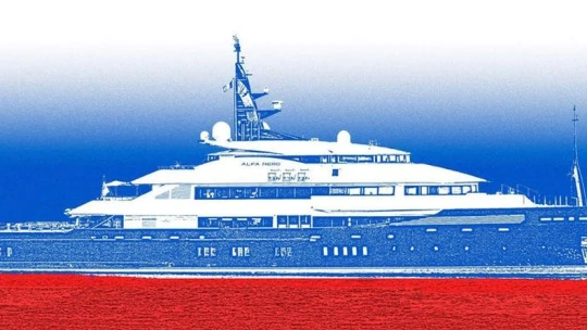 Először kerül kalapács alá orosz oligarchajacht – 30 milliárd forintra becsülik az értékét