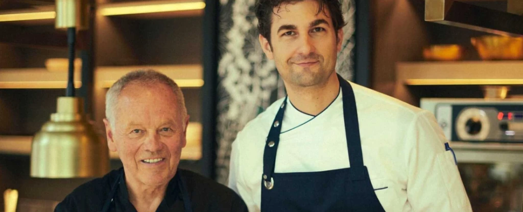 Wolfang Puck (balra) és Szántó István (jobbra). Fotó: Spago