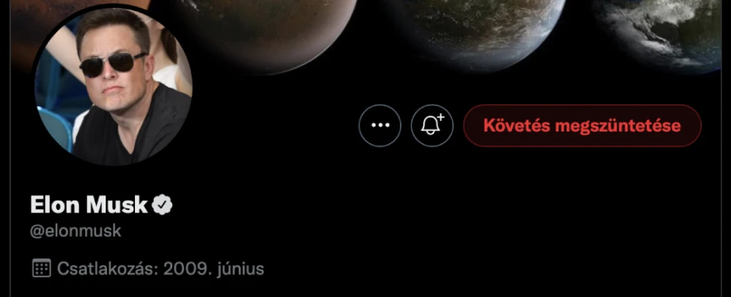 Elon Musk Twitter-profil