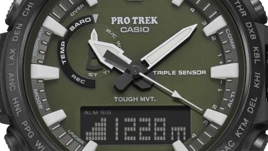 Tessék, már a műanyag is bio: képeken a Casio új túraórája