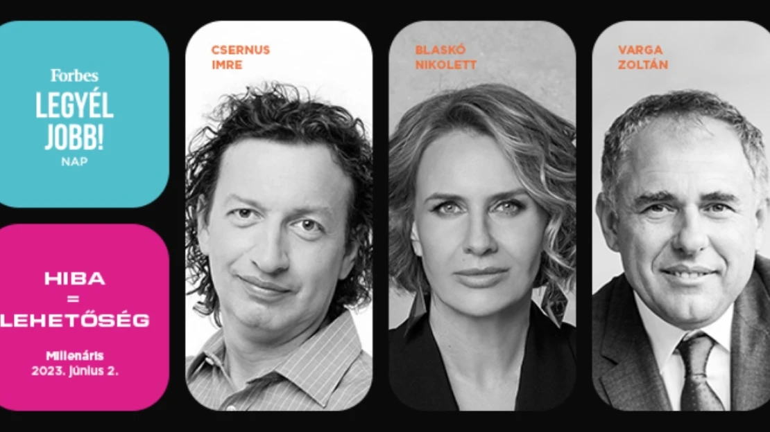 Csernus, Blaskó, DTK, Oszkó, Hodász – jövő héten jön a Forbes Legyél jobb! Napja