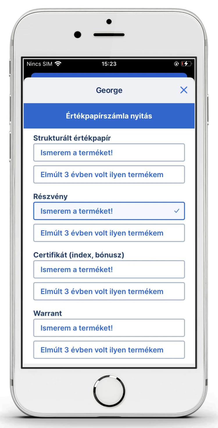Állampapír és más befektetések a bankoknál: már van, ahol egy szelfi is elég_1