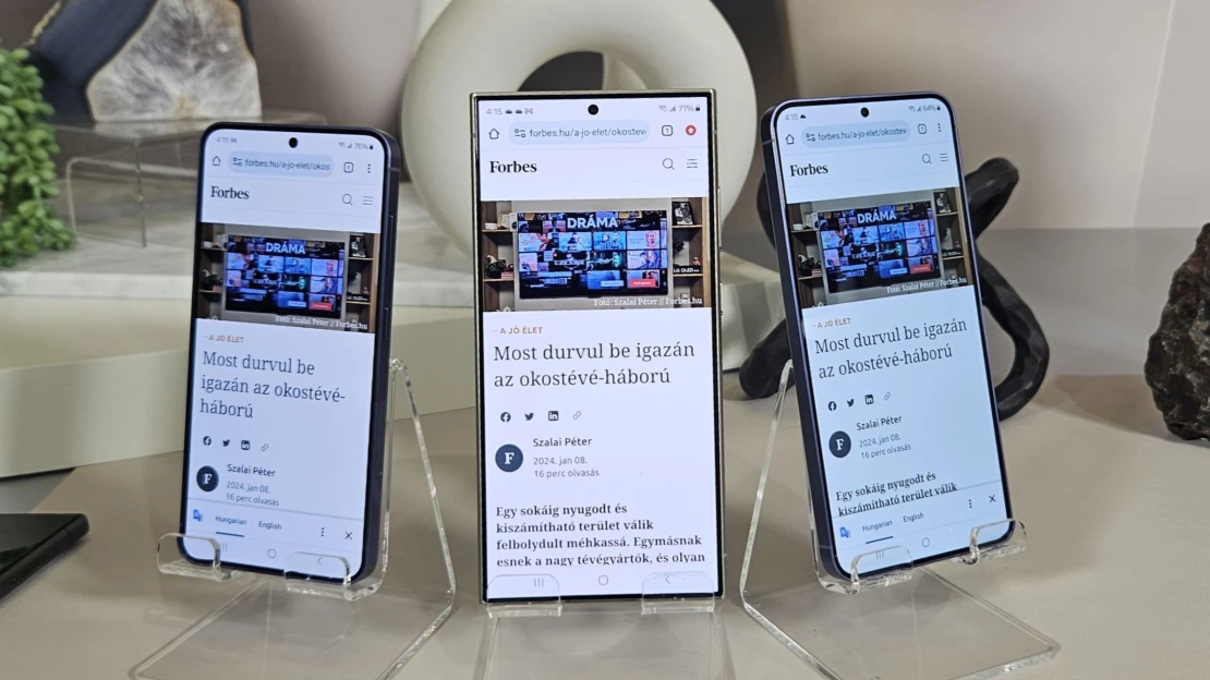 Valós időben fordít a Samsung új csúcsmobilja – ezt adja az AI a kezünkbe