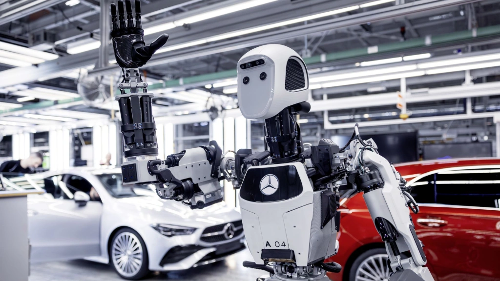 Wow: a Mercedes Kecskeméten kezdte el tesztelni vadiúj robotmunkásait