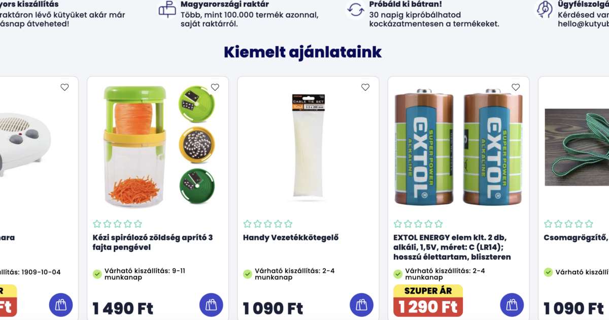 Éppen most árulják az adataidat, ha ennél a webáruháznál vásároltál