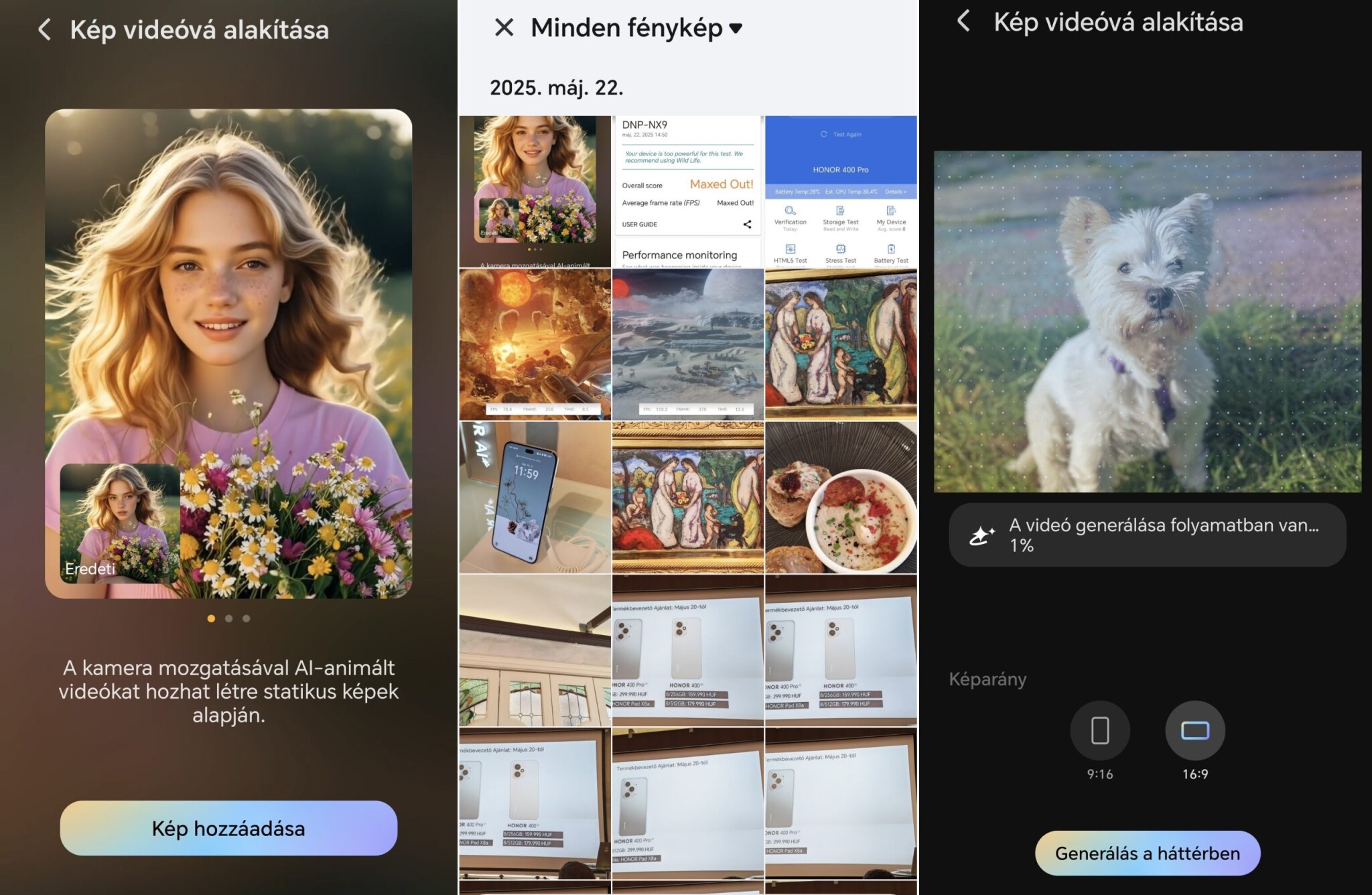 Honor telefon AI
