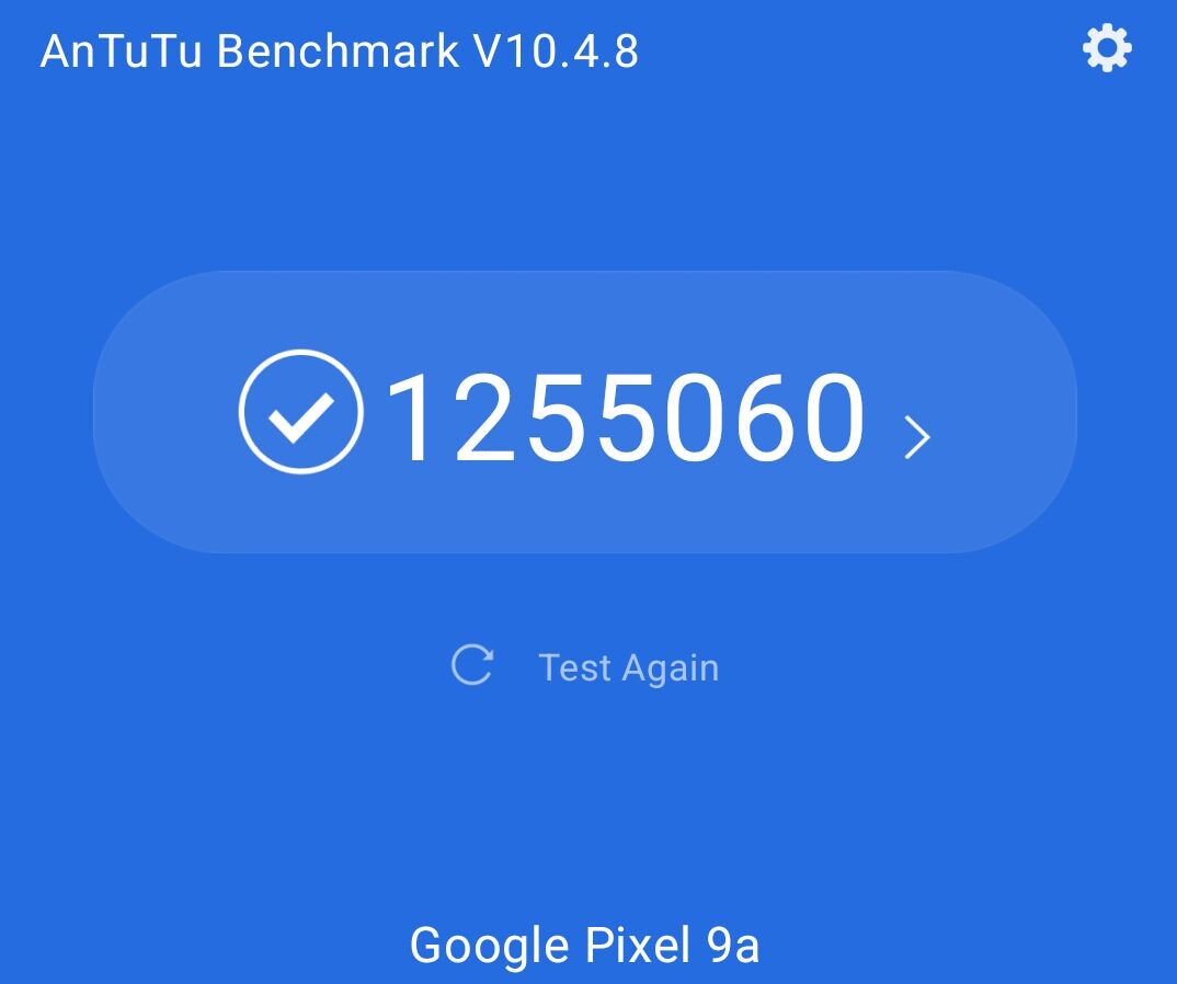 Google Pixel 9a antutu