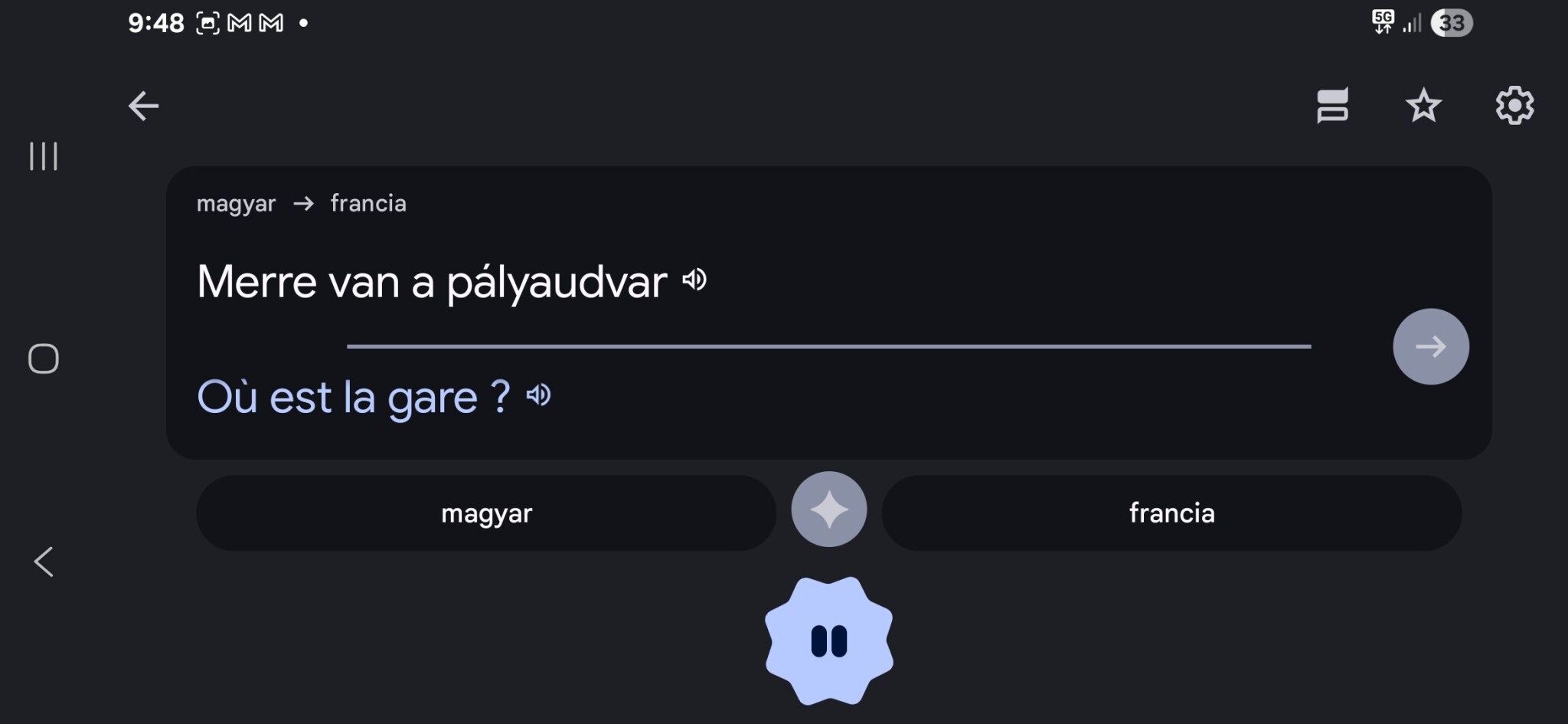 AI tolmács