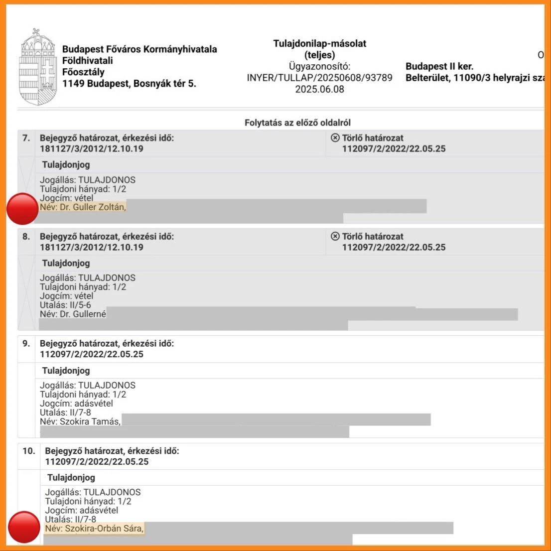 Hűvösvölgyi villához jutott az egyik Orbán-lány