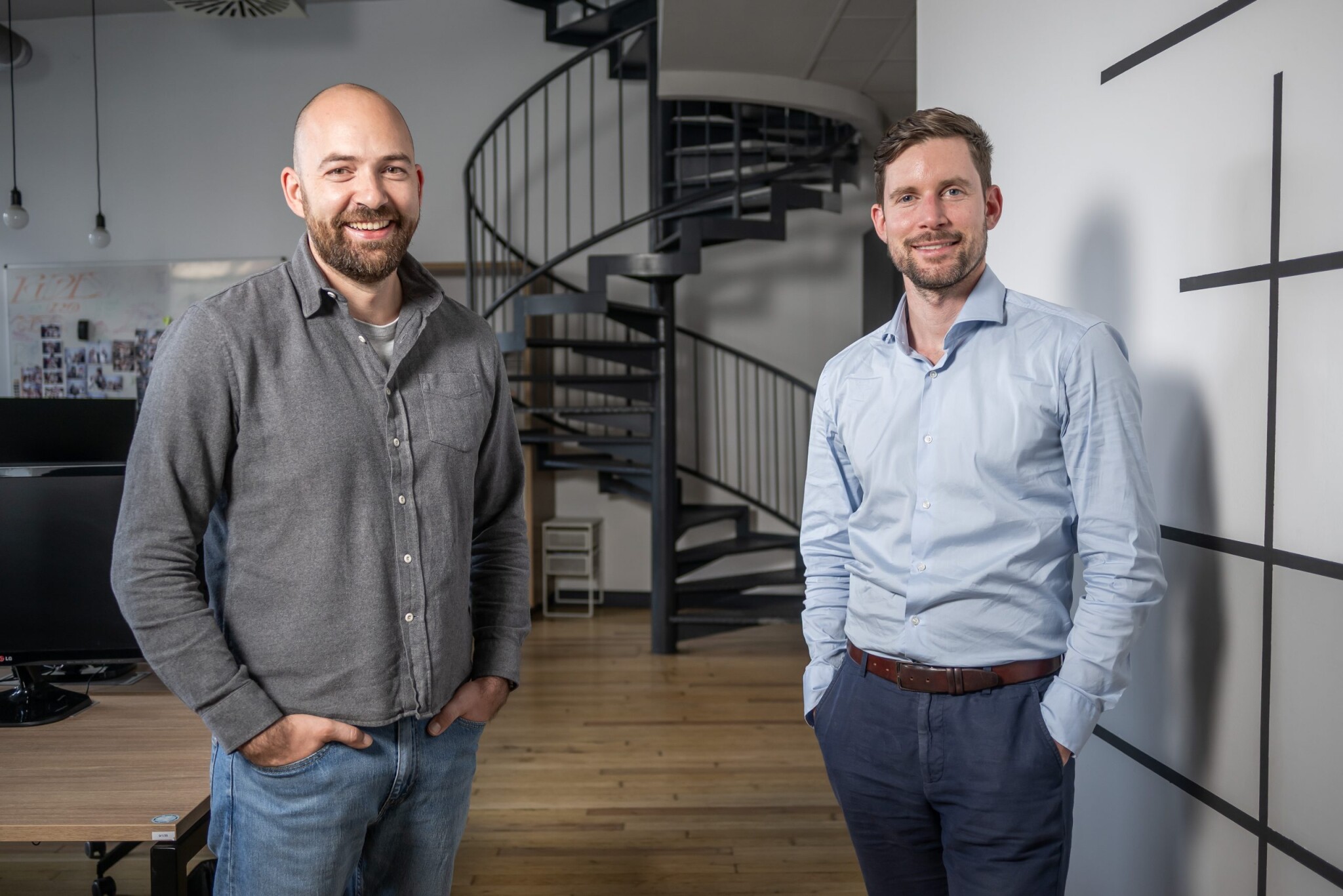 Heves Márton pénzügyi vezető, Tessényi András CEO fotó: Sebestyén László / Forbes