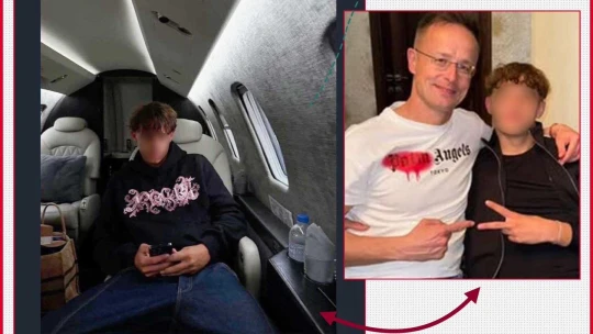Megvan, milyen magángépen fotózták le Szijjártó Péter fiát