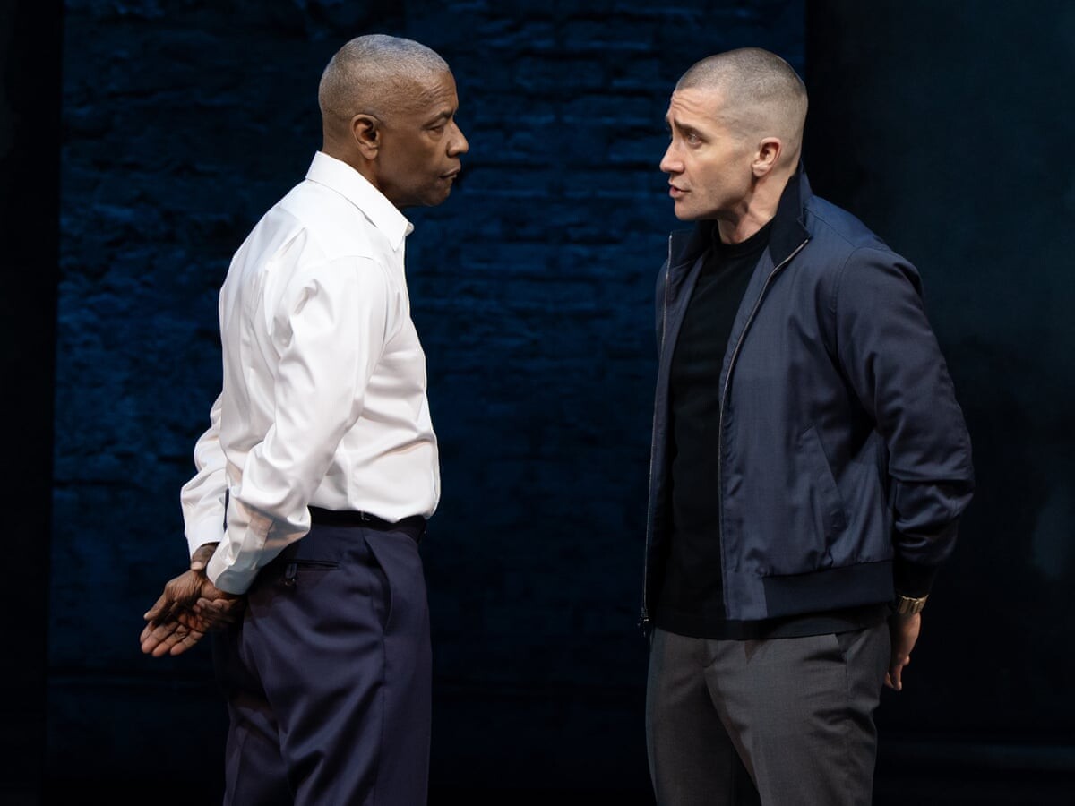 Denzel Washington és Jake Gyllenhaal az Othello című Broadway-darabban. Fotó: Julieta Cervantes