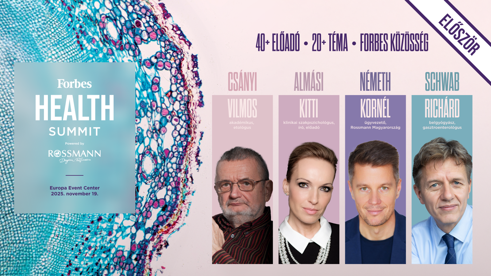 A jövő tudományos megoldásai és a jelen lelki válaszai a Forbes Health Summit-on